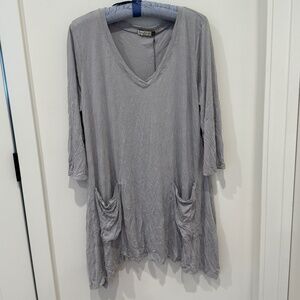 Chalet et Ceci breezy crinkled mini dress NWT